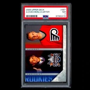 Alex Ovechkin 2005/06 Upperdeck Young Guns Rookie RC Hockey Card PSA Graded